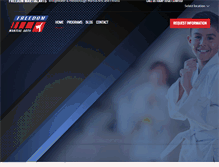 Tablet Screenshot of njkaratekids.com